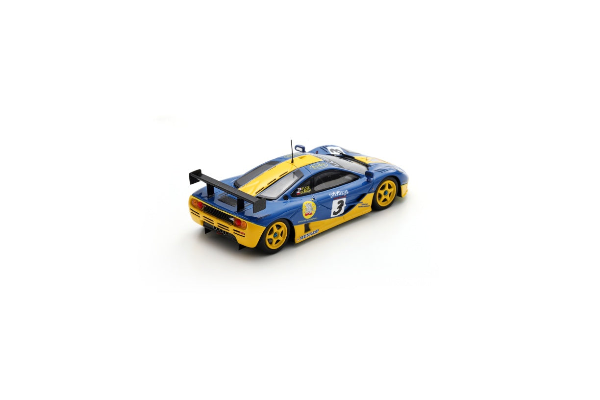 【2025年10月以降発売予定】 Spark UK039 1/43 McLaren F1 GTR No.3 British GT Championship 1996 I. Flux - J. Ulrich