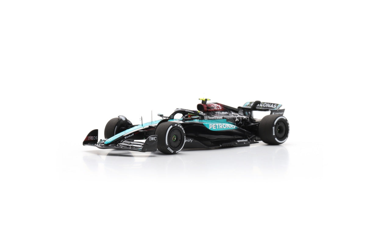 【2025年9月発売予定】 Spark S9570 1/43 Mercedes-AMG PETRONAS Formula One Team No.44 F1 W15 E Performance 6th Singapore GP 2024 Lewis Hamilton