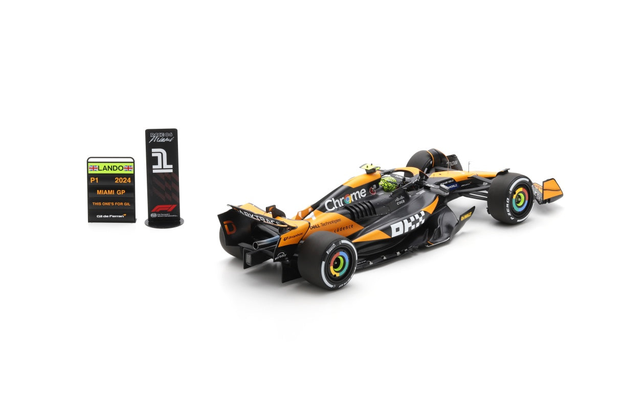 【2025年11月発売予定】 Spark 12S047 1/12 McLaren Formula 1 Team MCL38 No.4 Winner Miami GP 2024 Lando Norris