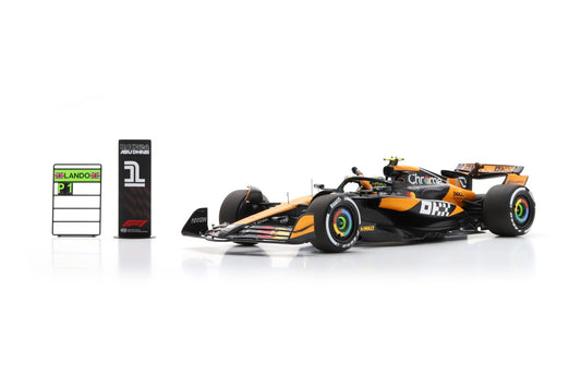 【2025年11月発売予定】 Spark 18S665 1/18 McLaren MCL38 McLaren No.4 Winner Abu Dhabi GP 2024 Lando Norris