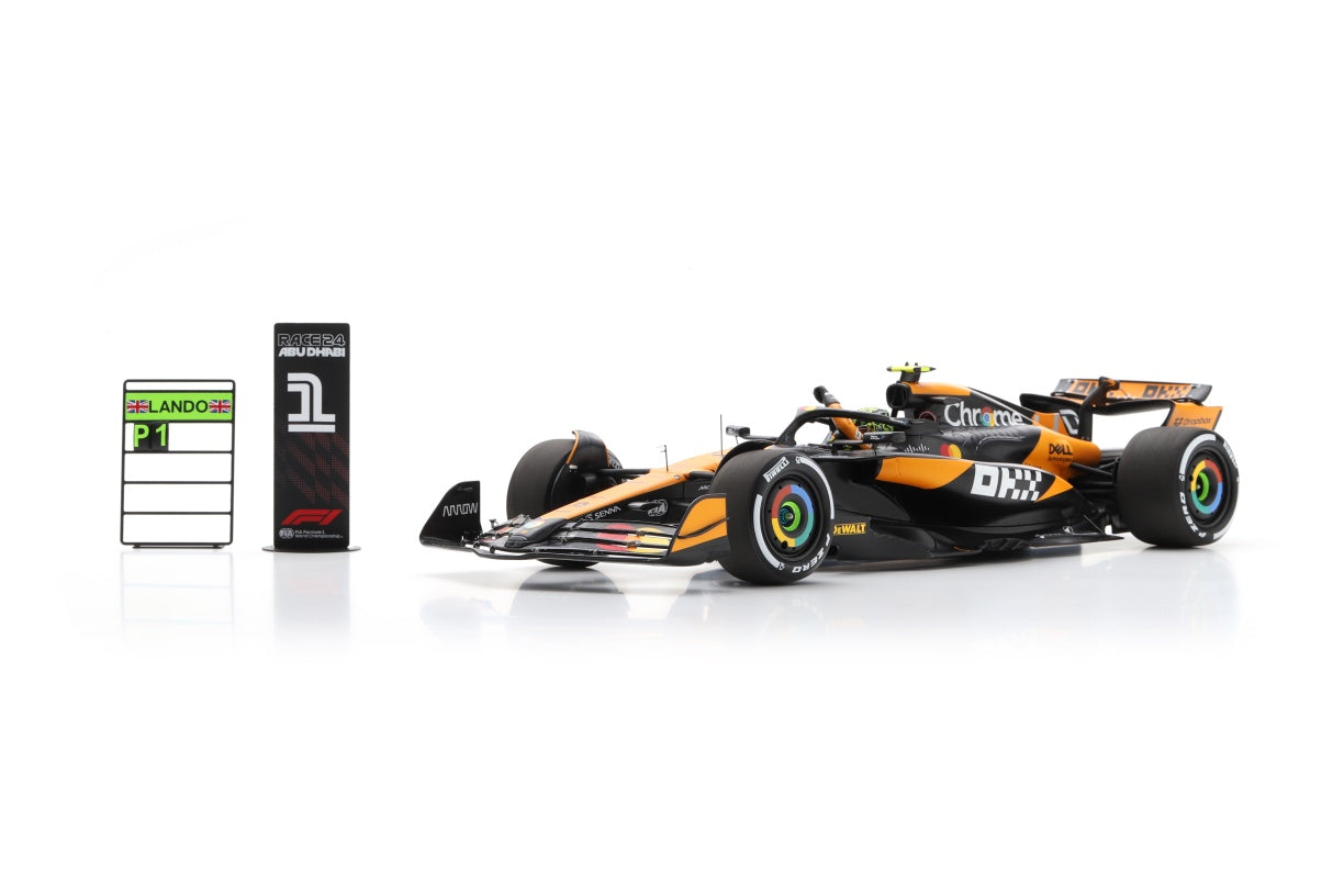 【2025年11月発売予定】 Spark 18S665 1/18 McLaren MCL38 McLaren No.4 Winner Abu Dhabi GP 2024 Lando Norris