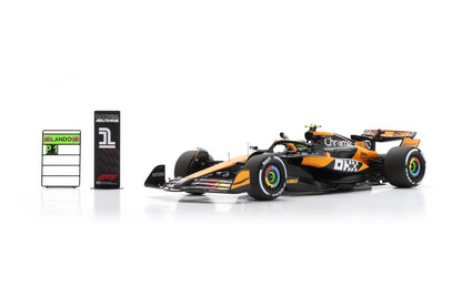 【2025年11月発売予定】 Spark 18S665 1/18 McLaren MCL38 McLaren No.4 Winner Abu Dhabi GP 2024 Lando Norris