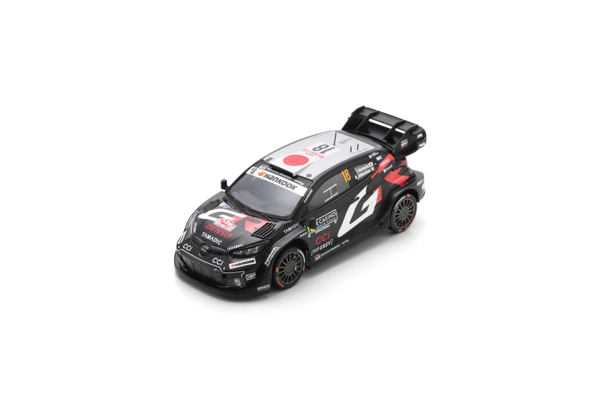 Spark S6892 1/43 TOYOTA GR Yaris Rally1 No.18 TOYOTA GAZOO Racing WRT Rally Monte Carlo 2025 T. Katsuta - A.Johnston