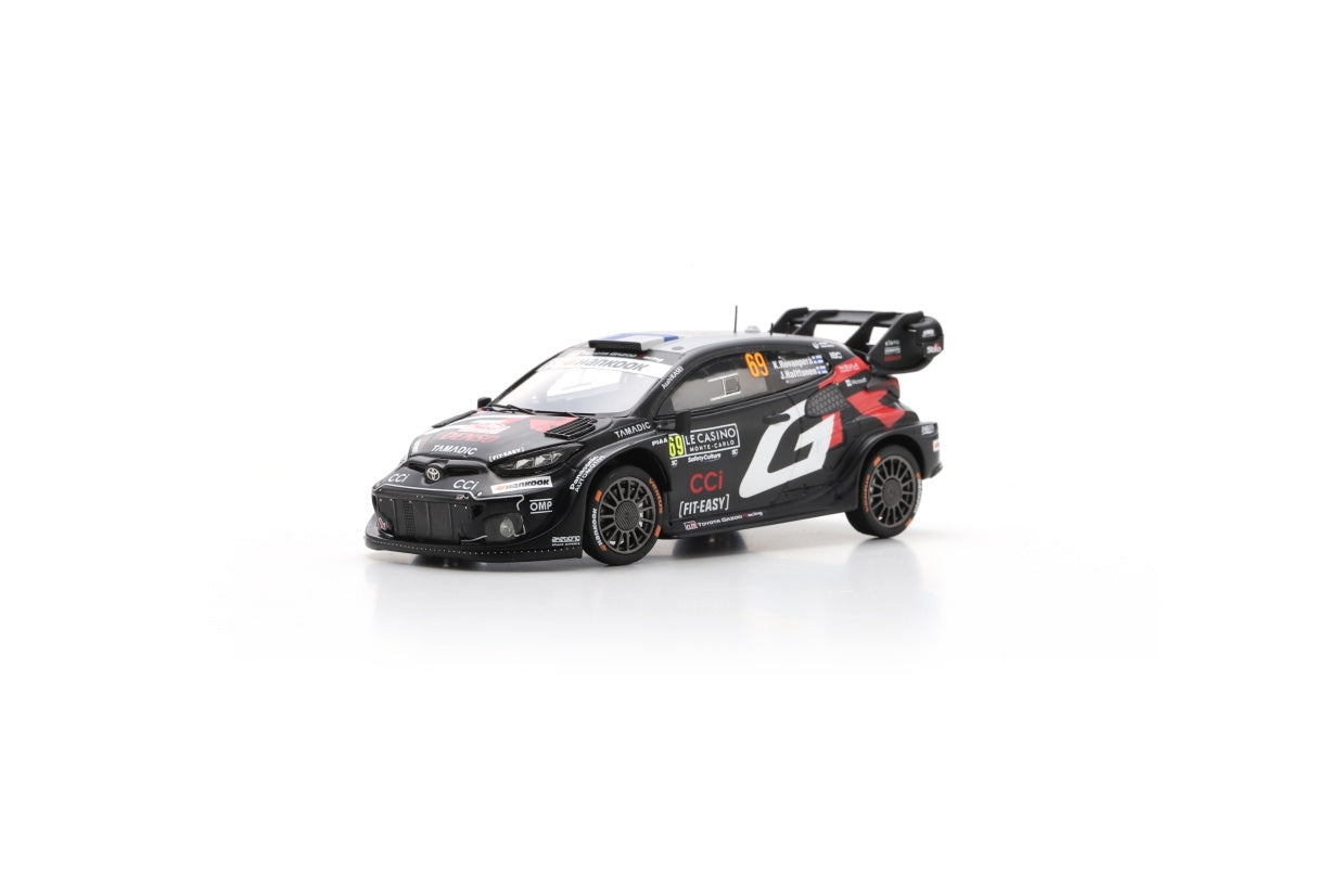 Spark S6890 1/43 TOYOTA GR Yaris Rally1 No.69 TOYOTA GAZOO Racing WRT 4th Rally Monte Carlo 2025 K. Rovanperä - J. Halttunen