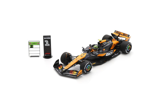Spark S9568 1/43 McLaren MCL38 McLaren No.4 Winner Abu Dhabi GP 2024 Lando Norris