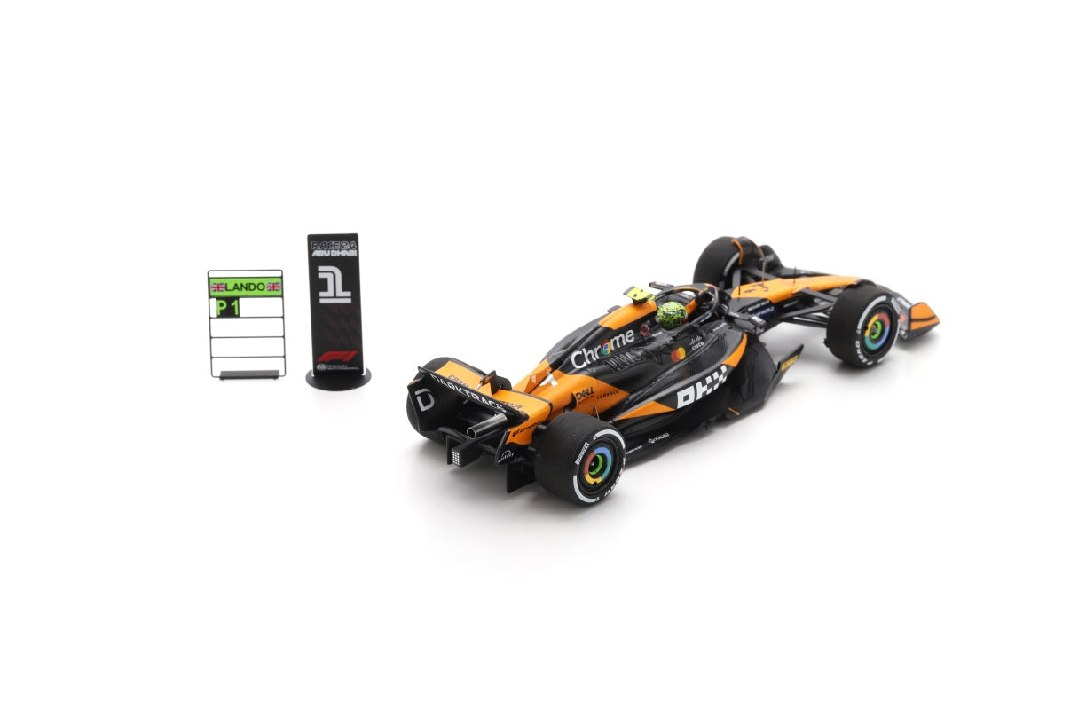 Spark S9568 1/43 McLaren MCL38 McLaren No.4 Winner Abu Dhabi GP 2024 Lando Norris