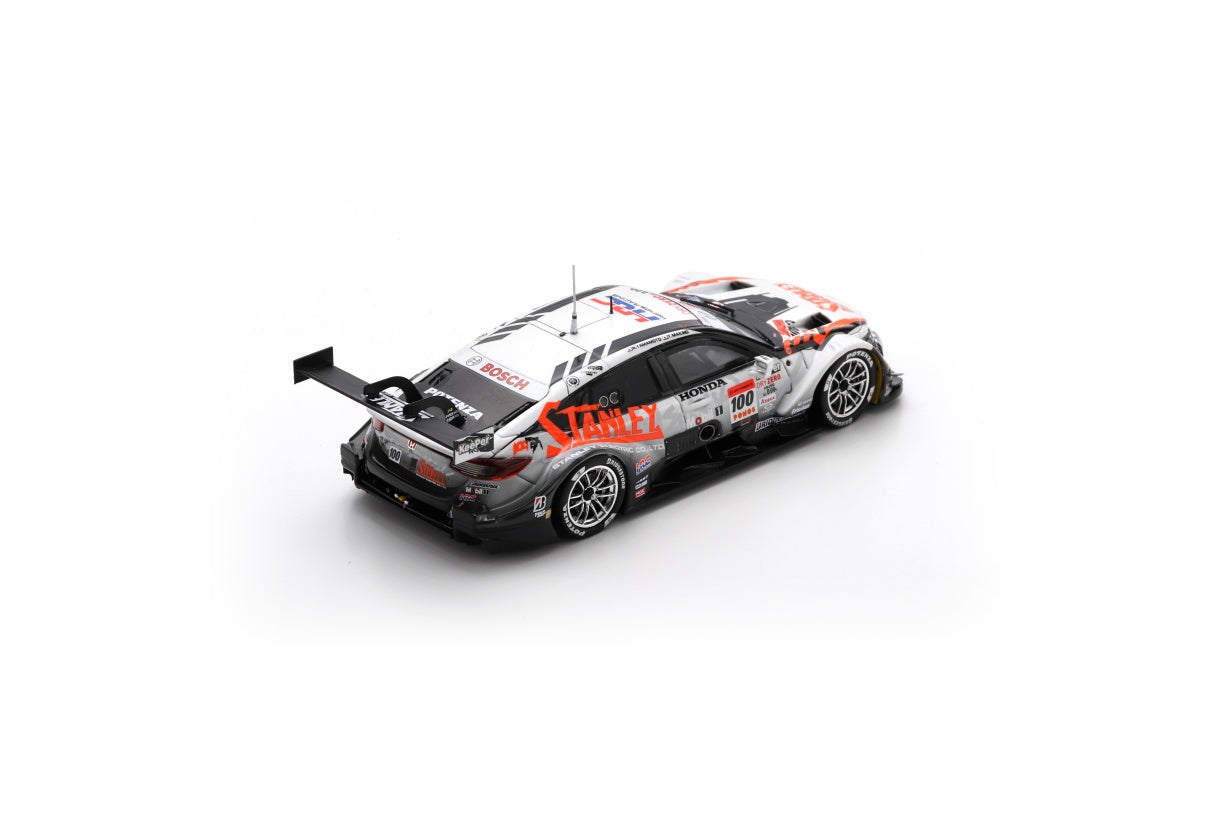 【2025年12月以降発売予定】 Spark 43SGT25100 1/43 STANLEY CIVIC TYPE R-GT STANLEY TEAM KUNIMITSU No.100 GT500 SUPER GT 2025 N. Yamamoto - T. Makino