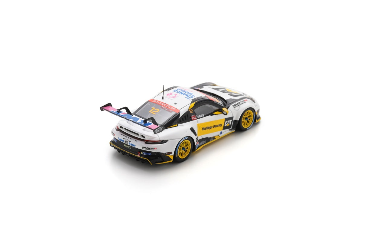 Spark AS066 1/43 Porsche 911 GT3 Cup No.12 Porsche Carrera Cup Australia Champion 2024 Harri Jones