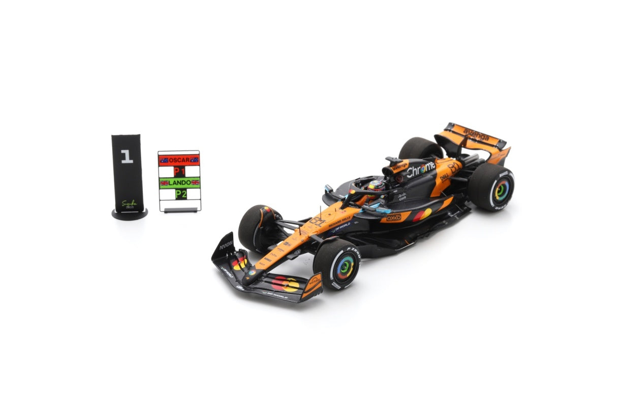 Spark S9580 1/43 McLaren No.81 McLaren Formula 1 Team Winner Chinese GP 2025  Oscar Piastri