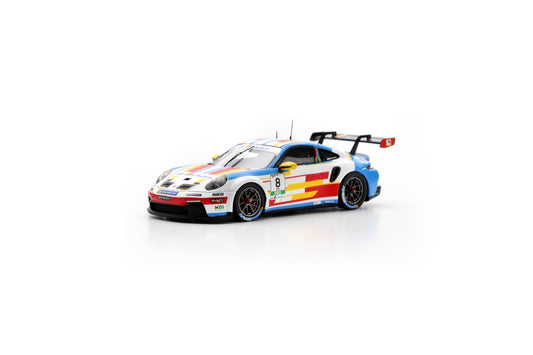 Spark SI028 1/43 Porsche 911 GT3 Cup No.8 Porsche Carrera Cup Italia Champion 2024 Keagan Masters