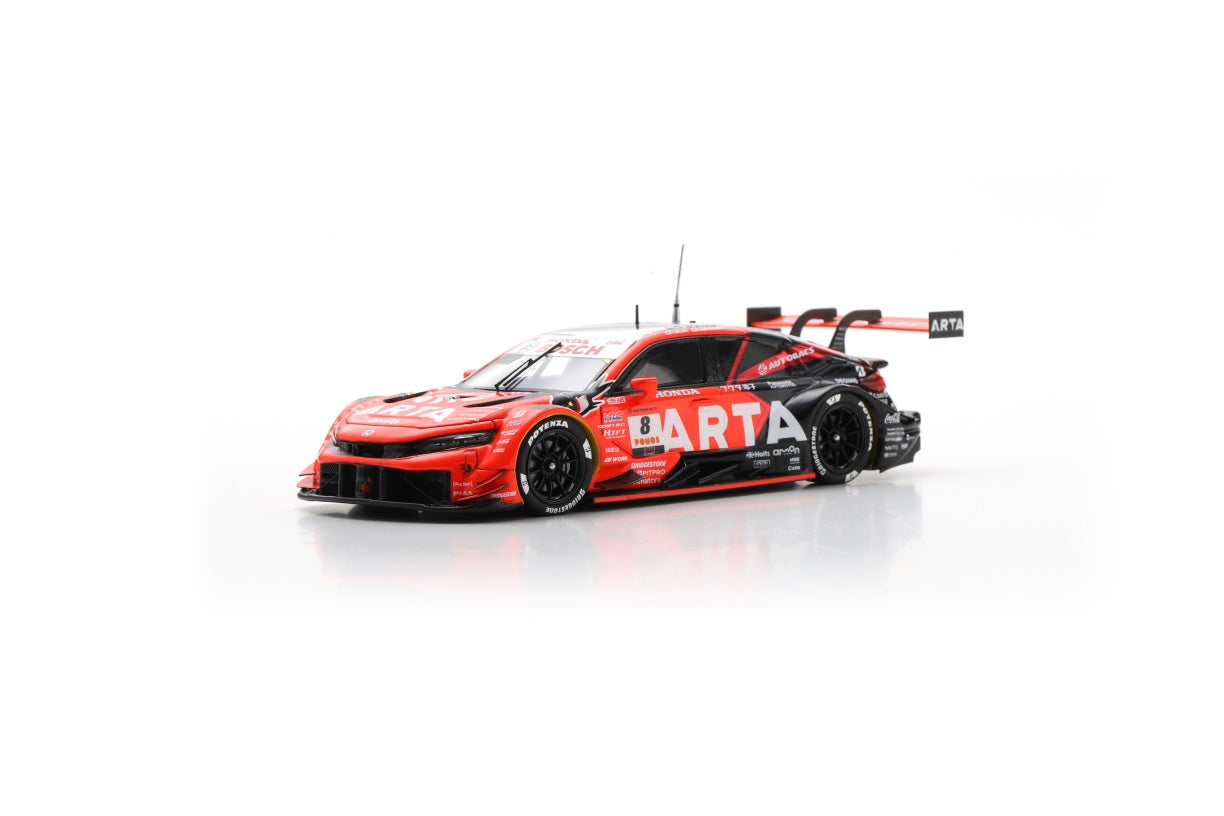 Spark 43SGT25008 1/43 ARTA MUGEN CIVIC TYPE R-GT #8 ARTA No.8 GT500 SUPER GT 2025 T. Nojiri - N. Matsushita