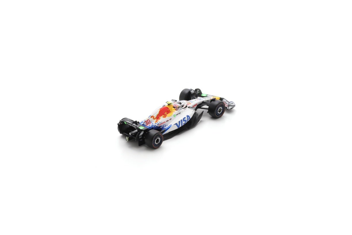 Spark Y438 1/64 Racing Bulls VCARB 02 No.30 Visa Cash App Racing Bulls Formula One Team Japanese GP 2025 Liam Lawson