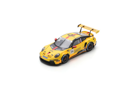 Spark S6302 1/43 Porsche 911 GT3 Cup No.34 Porsche Carrera Cup Benelux Champion 2024 Dirk Schouten