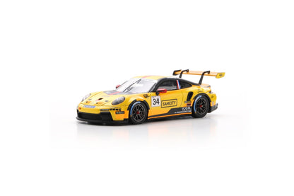 Spark S6302 1/43 Porsche 911 GT3 Cup No.34 Porsche Carrera Cup Benelux Champion 2024 Dirk Schouten