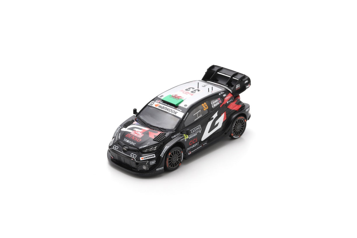 【2025年10月発売予定】 Spark S6889 1/43 TOYOTA GR Yaris Rally1 No.33 TOYOTA GAZOO Racing WRT 2nd Rally Monte Carlo 2025 E. Evans - S. Martin