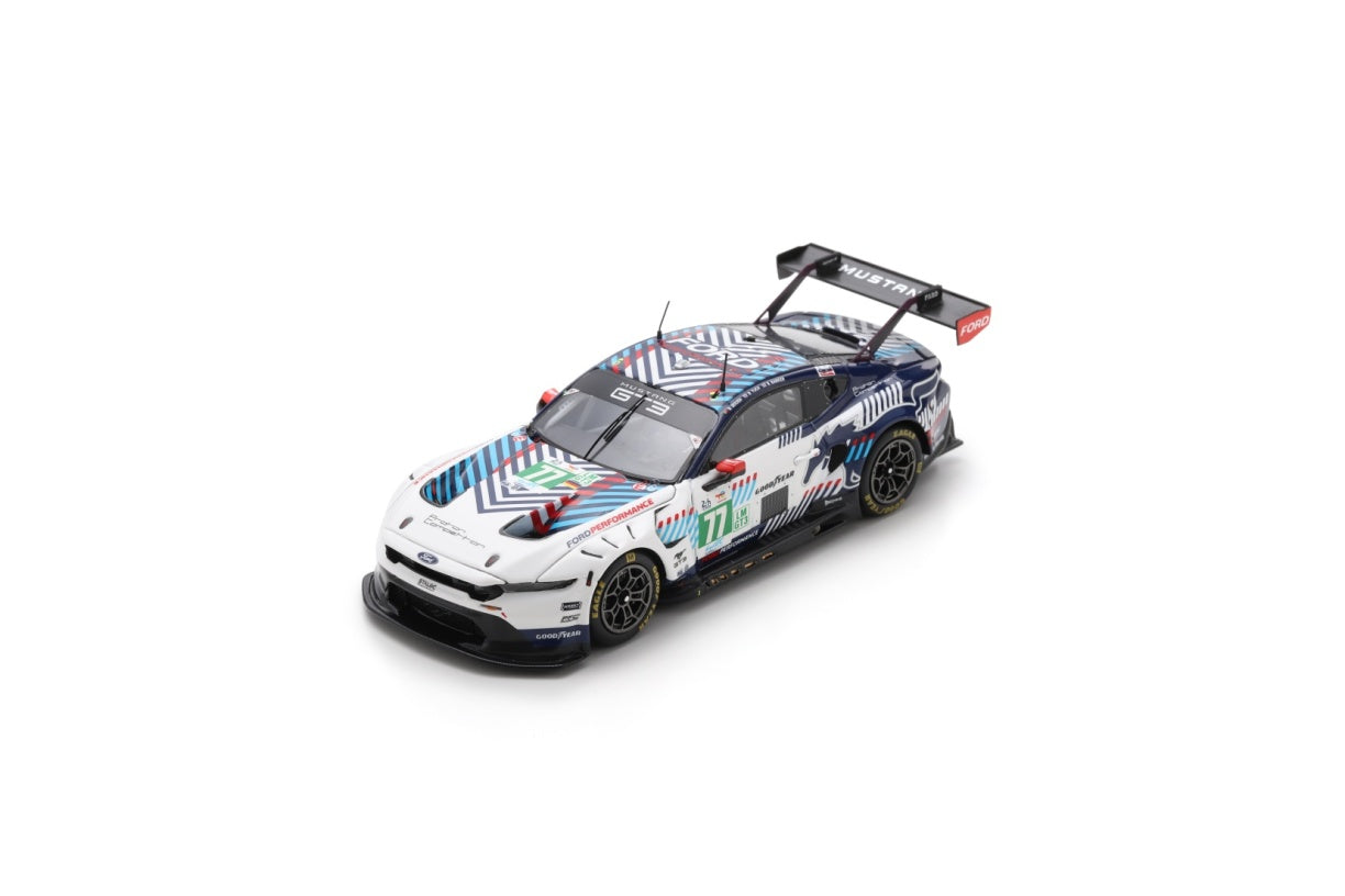 Spark S9299 1/43 Ford Mustang LMGT3 No.77 PROTON COMPETITION Le Mans 24H 2025 B. Sousa - B. Tuck - B. Barker