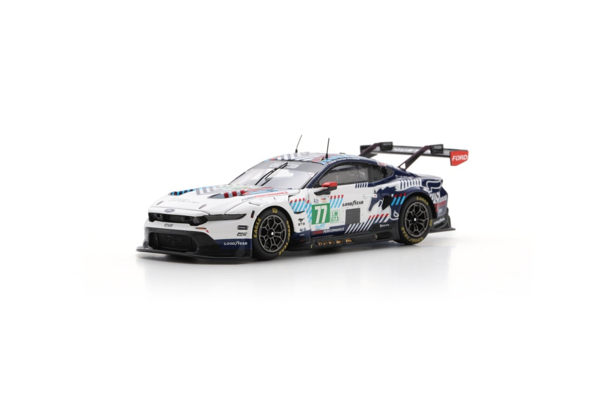 Spark S9299 1/43 Ford Mustang LMGT3 No.77 PROTON COMPETITION Le Mans 24H 2025 B. Sousa - B. Tuck - B. Barker