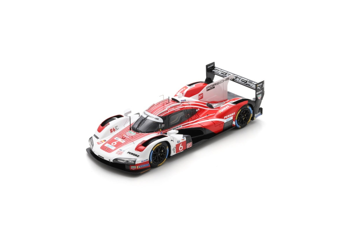 Spark S9258 1/43 Porsche 963 No.6 PORSCHE PENSKE MOTORSPORT 2nd Le Mans 24H 2025 K. Estre - L. Vanthoor - M. Campbell