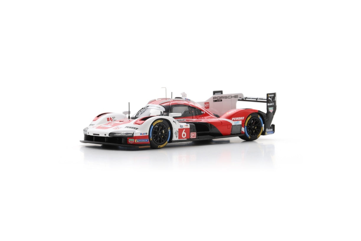 Spark S9258 1/43 Porsche 963 No.6 PORSCHE PENSKE MOTORSPORT 2nd Le Mans 24H 2025 K. Estre - L. Vanthoor - M. Campbell