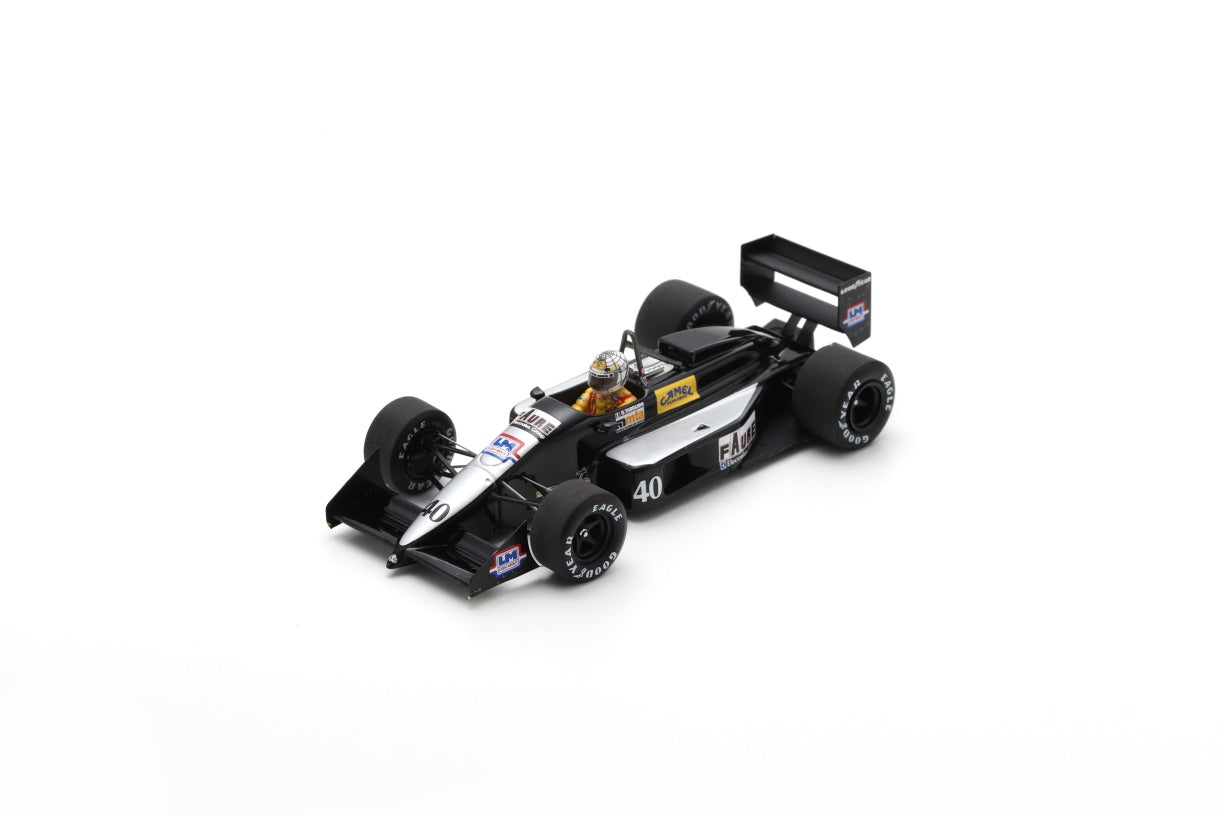 【2026年1月発売予定】 Spark S7247 1/43 AGS JH23B No.40 6th Mexico GP 1989  Gabriele Tarquini