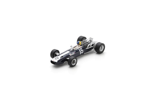 【2026年2月発売予定】 Spark S5698 1/43 BRM P261 V12 No.15 6th Gold Cup 1968 David Hobbs