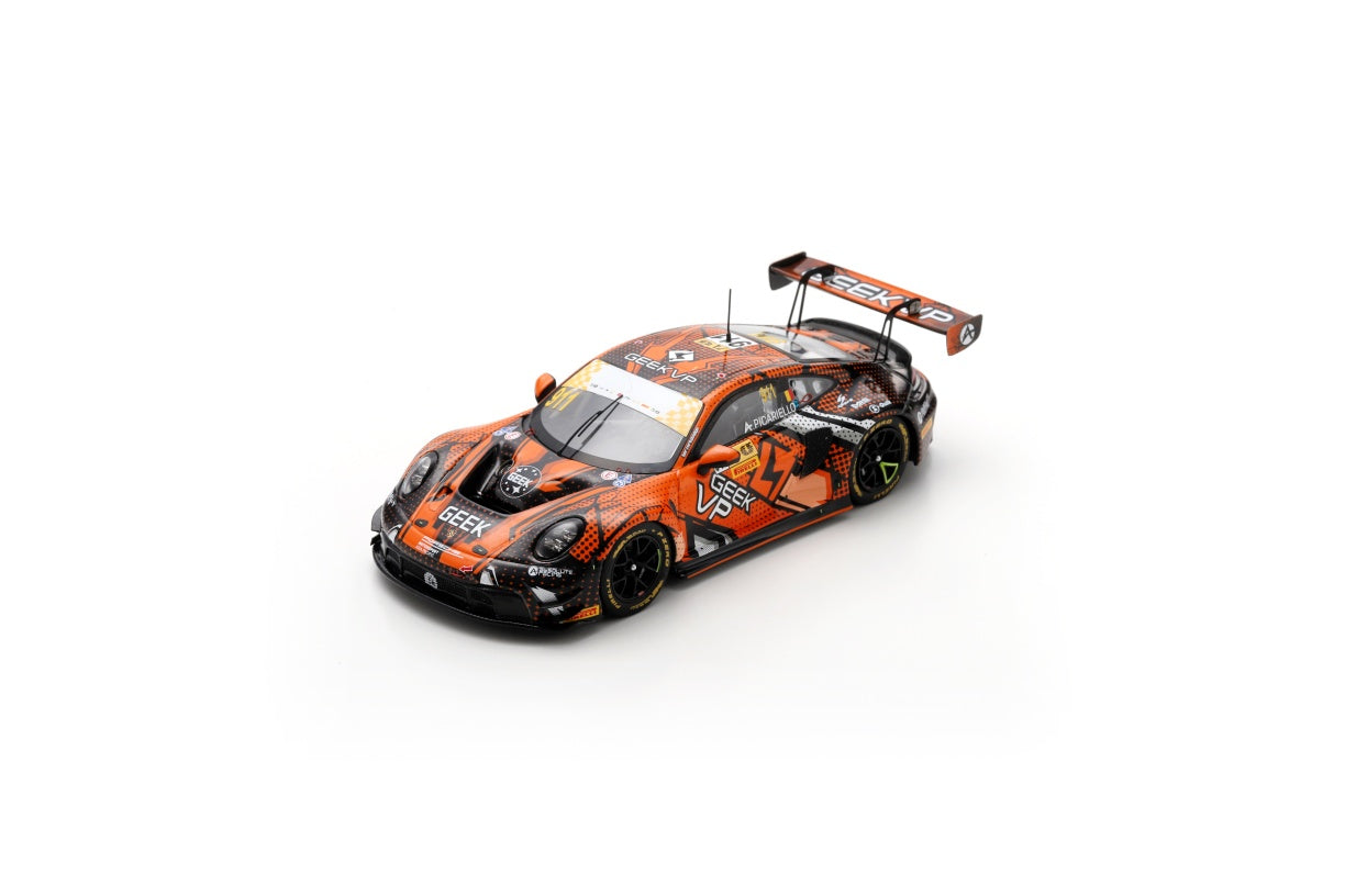 Spark SA291 1/43 Porsche 911 GT3 R (992) No.911 Absolute Racing 4th FIA GT World Cup Macau 2024 Alessio Picariello