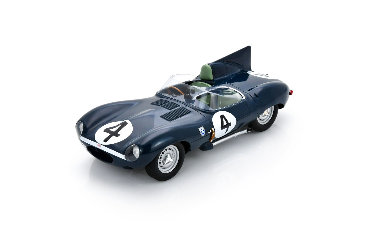 【2026年2月発売予定】  Spark  18LM56  1/18  Jaguar D Type No.4 Winner Le Mans 24H 1956 N. Sanderson - R. Flockhart