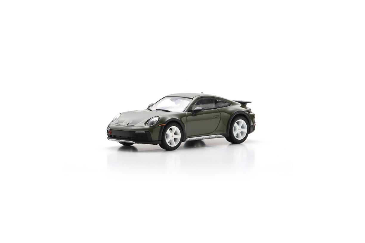 【2026年1月以降発売予定】 Schuco 43U00006 1/43 Porsche 911 Dakar (992)- Nato olive - 2023