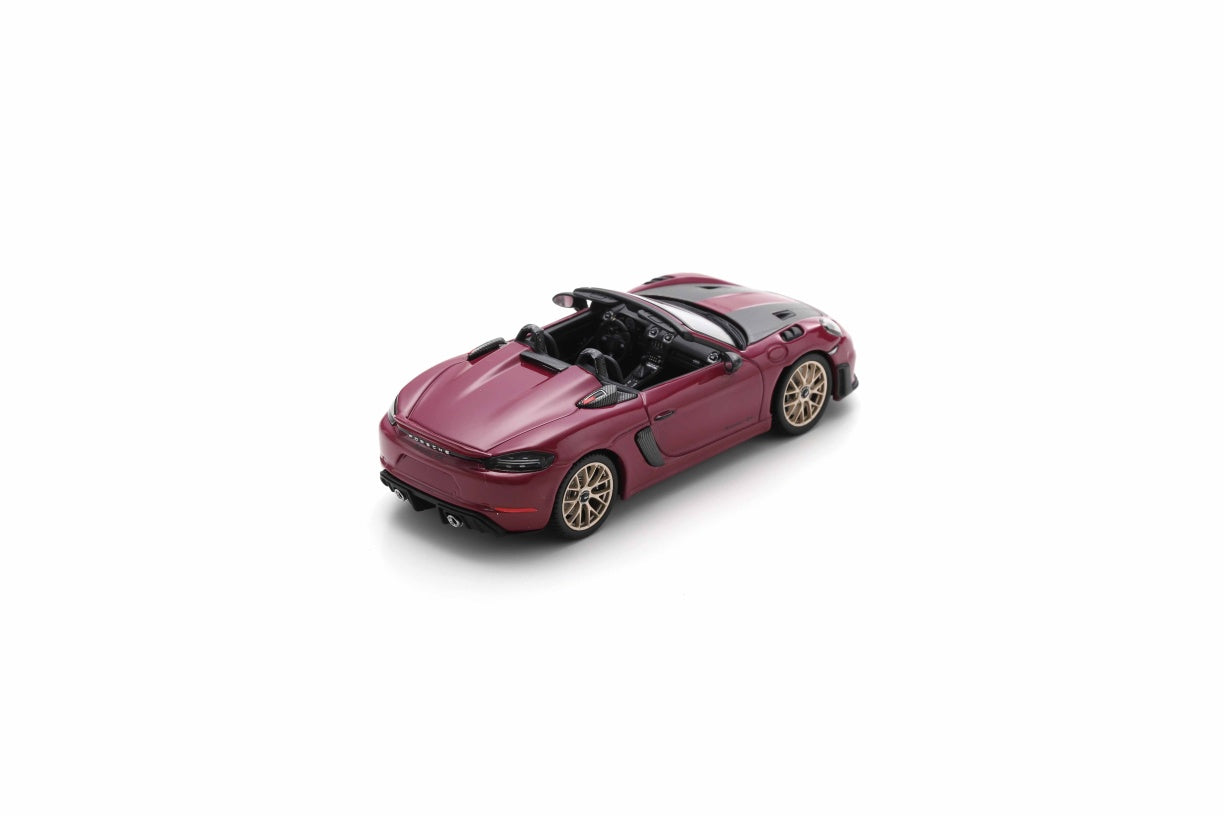 【2026年1月以降発売予定】 Schuco 43U00011 1/43 Porsche 718 Spyder RS ruby-star with Weissach Package - 2023