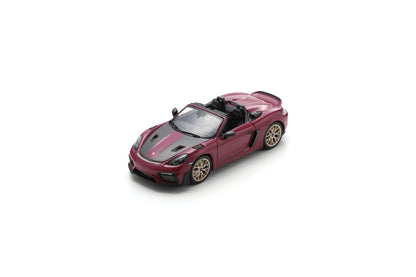 【2026年1月以降発売予定】 Schuco 43U00011 1/43 Porsche 718 Spyder RS ruby-star with Weissach Package - 2023