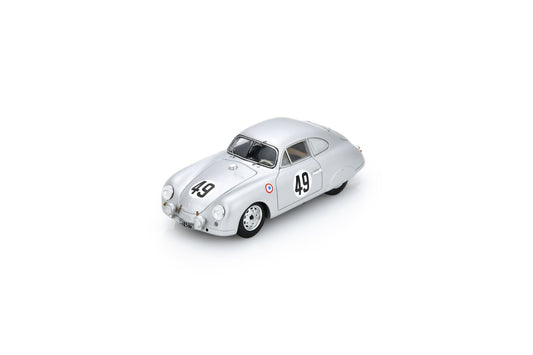 【2026年1月発売予定】 Spark S9704 1/43 Porsche 356 No.49 Le Mans 24H 1953 A. Veuillet - P-M. Müller