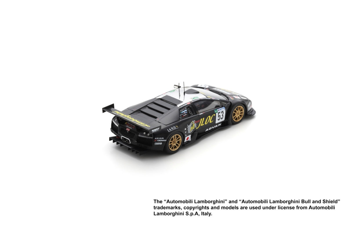【2025年12月発売予定】 Spark S9601 1/43 Lamborghini Murcielago R-GT LM No.53 JLOC ISAO NORITAKE 24H Le Mans 2007  M. Apicella - A. Yogo - K. Yamanishi