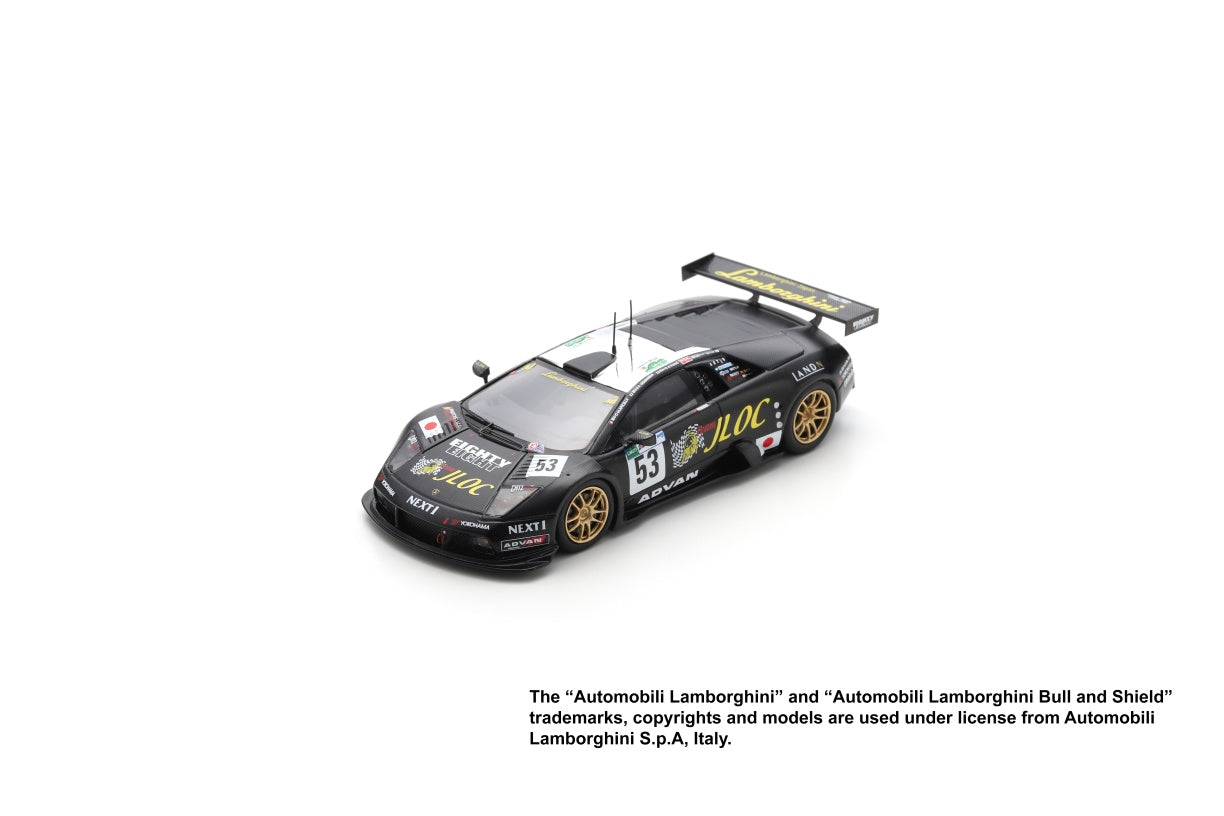 【2025年12月発売予定】 Spark S9601 1/43 Lamborghini Murcielago R-GT LM No.53 JLOC ISAO NORITAKE 24H Le Mans 2007  M. Apicella - A. Yogo - K. Yamanishi