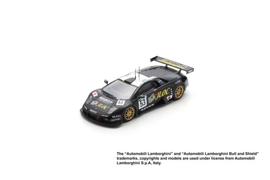 【2025年12月発売予定】 Spark S9601 1/43 Lamborghini Murcielago R-GT LM No.53 JLOC ISAO NORITAKE 24H Le Mans 2007  M. Apicella - A. Yogo - K. Yamanishi