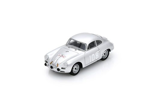 【2026年1月発売予定】 Spark S6145 1/43 Porsche 356 BT5 No.108 Winner Tour De Corse 1960 H. Linge - P-E. Strähle