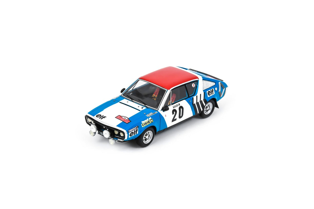 【2026年1月発売予定】 Spark S6193 1/43 Renault 17 No.20 5th Rally Monte Carlo 1975 J-F. Piot - J. De Alexandris