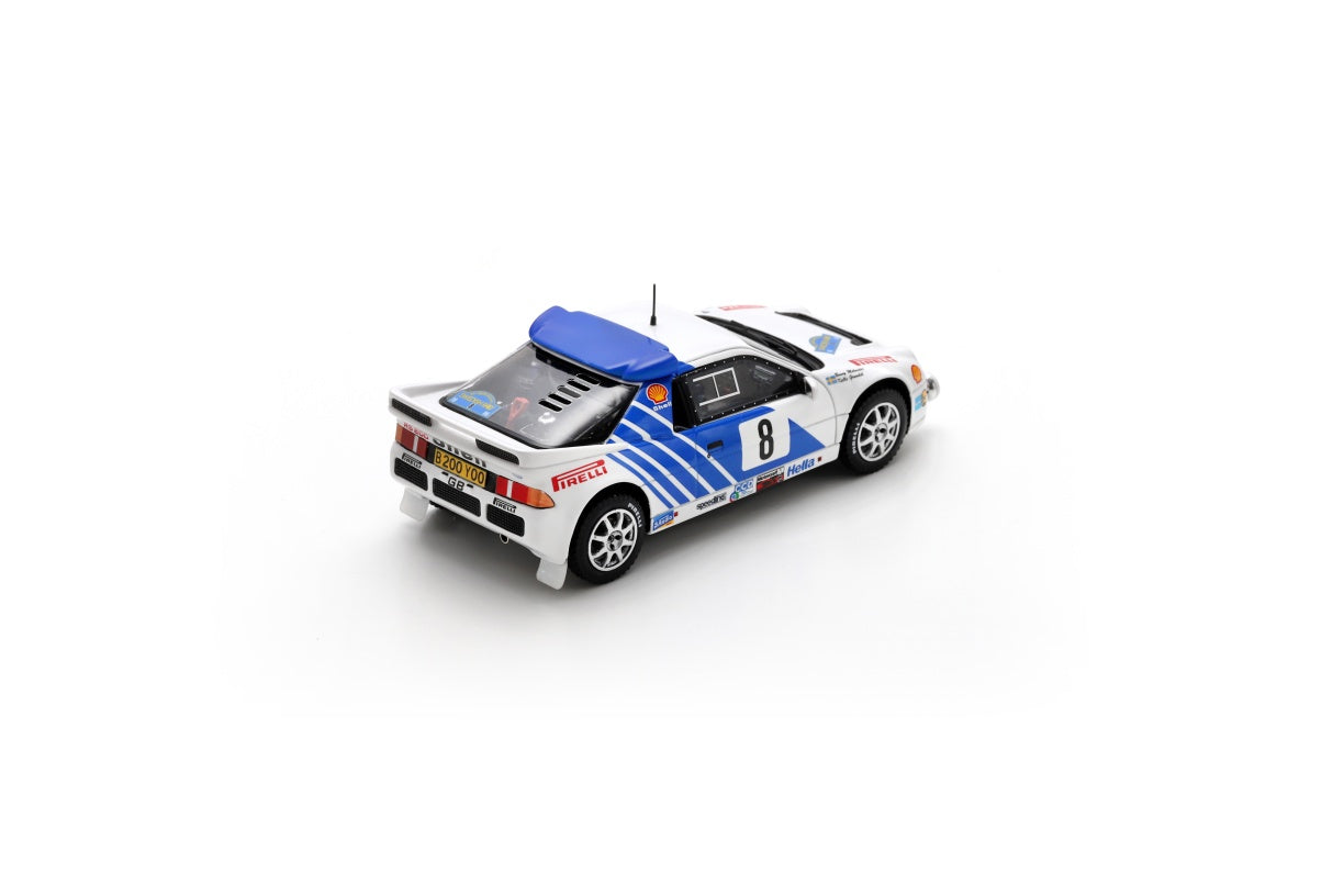 2026年1月発売予定】 Spark S7752 1/43 Ford RS200 No.8 3rd Swedish