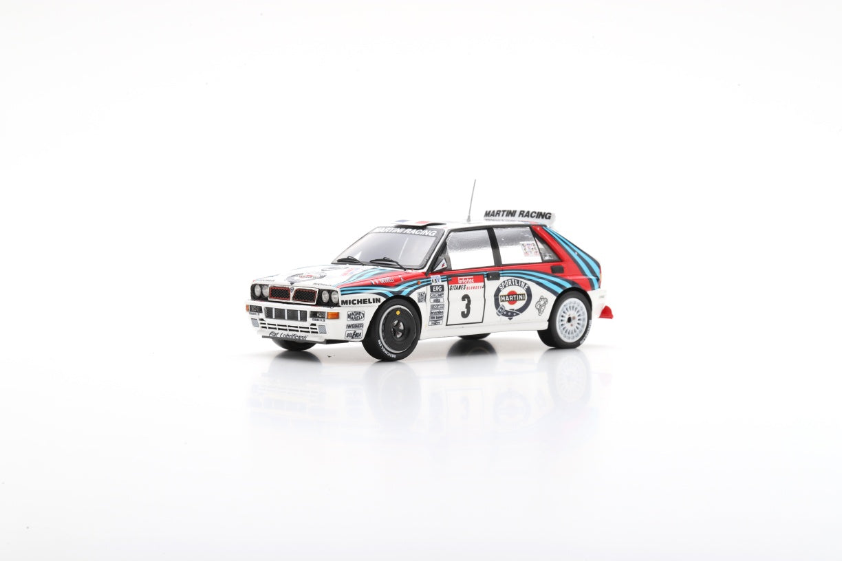 【2026年1月発売予定】 Spark S9017 1/43 Lancia Delta HF Integrale EVO No.3 Winner Tour de Corse - Rally de France 1992 D. Auriol - B. Occell
