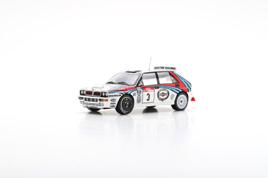 【2026年1月発売予定】 Spark S9017 1/43 Lancia Delta HF Integrale EVO No.3 Winner Tour de Corse - Rally de France 1992 D. Auriol - B. Occell
