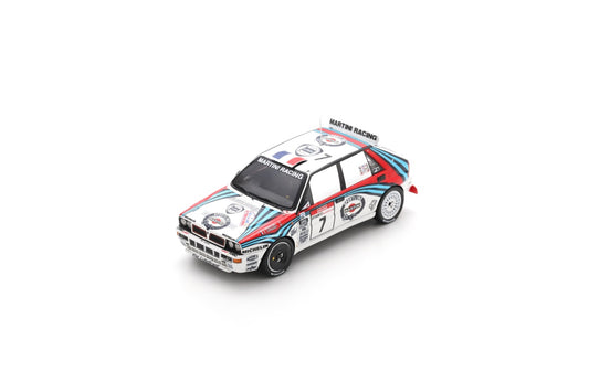 【2026年1月発売予定】 Spark S9018 1/43 Lancia Delta HF Integrale EVO No.7 3rd Tour de Corse - Rally de France 1992 P. Bugalski - D. Giraudet