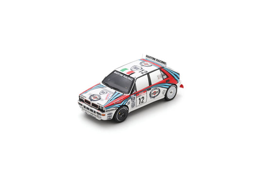 【2026年2月発売予定】 Spark S9019 1/43 Lancia Delta HF Integrale EVO No.12 6th Tour de Corse - Rally de France 1992 A. Aghini - S. Farnocchia