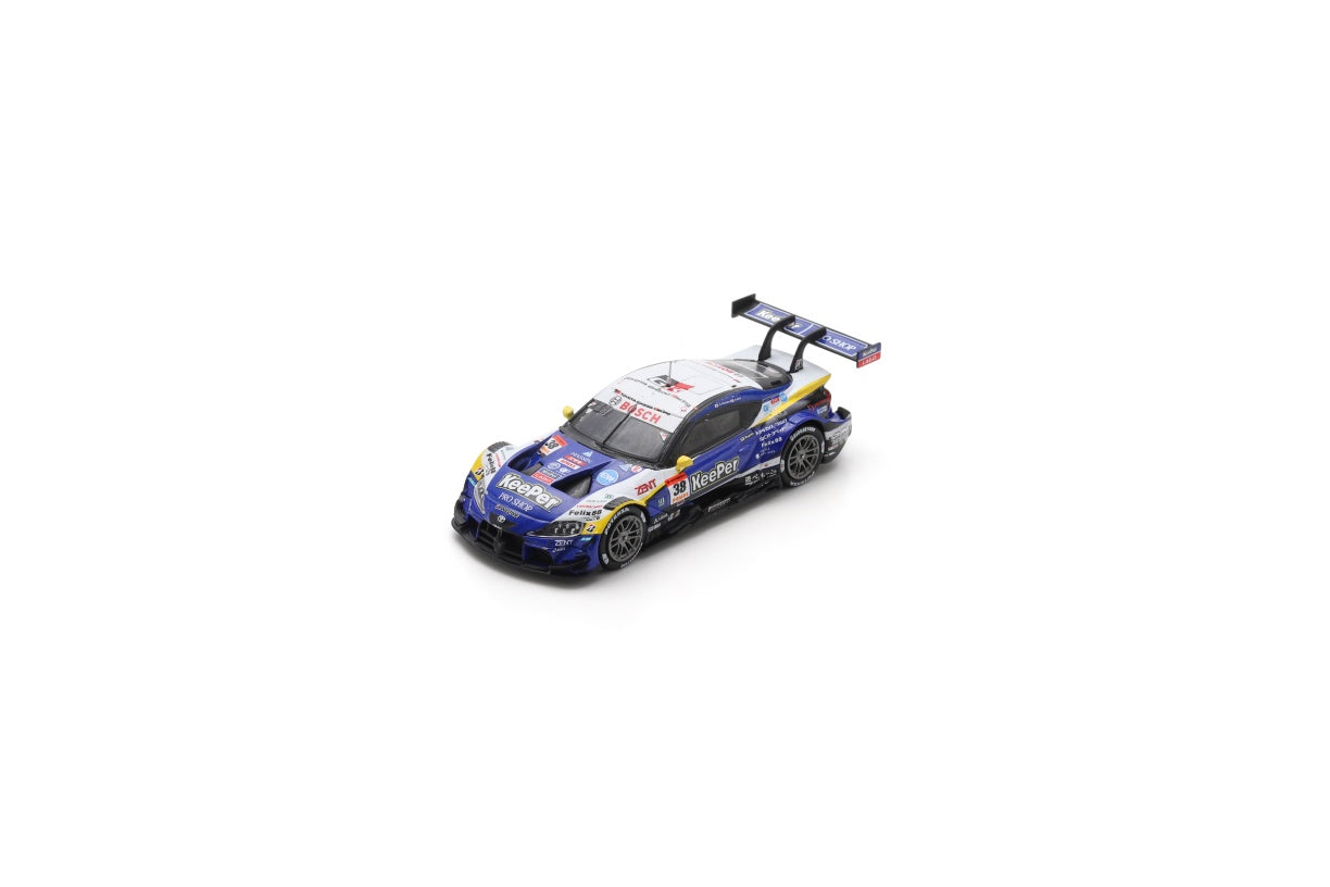 Spark 64SGT25038 1/64 KeePer CERUMO GR Supra TGR TEAM KeePer CERUMO No.38 GT500 SUPER GT 2025 H. Ishiura - T. Oyu