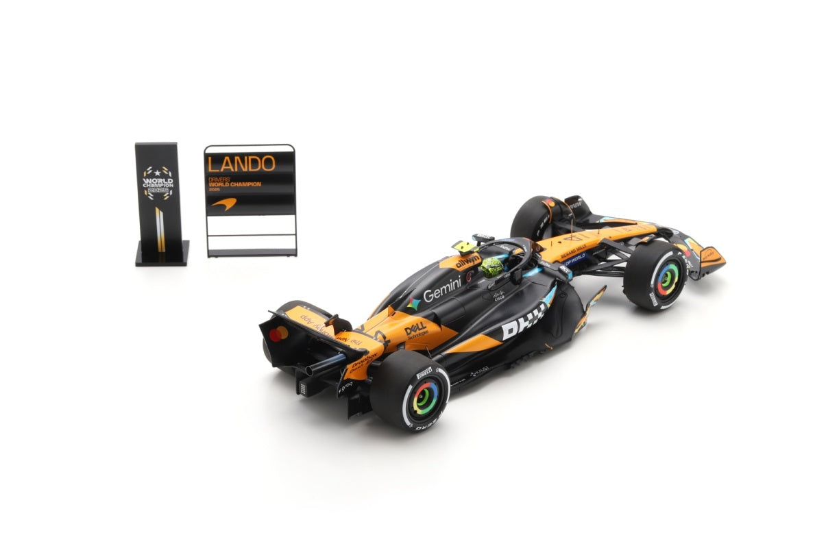 【2026年6月発売予定】 Spark 18S1118 1/18 McLaren MCL39 No.4 3rd Abu Dhabi GP 2025 F1 Drivers' World Champion 2025Lando Norris