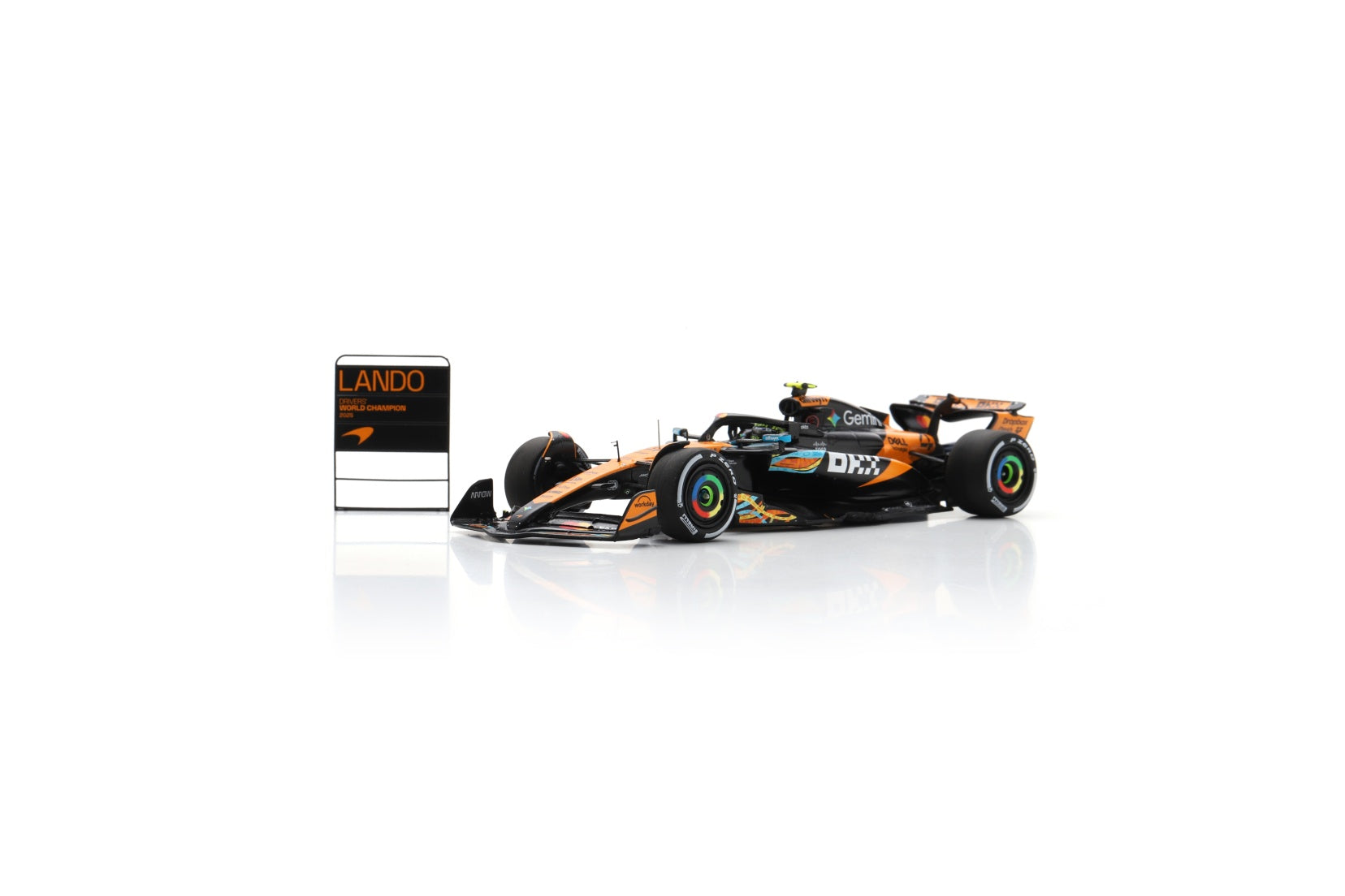 Spark S9678 1/43 McLaren MCL39 No.4 3rd Abu Dhabi GP 2025 F1