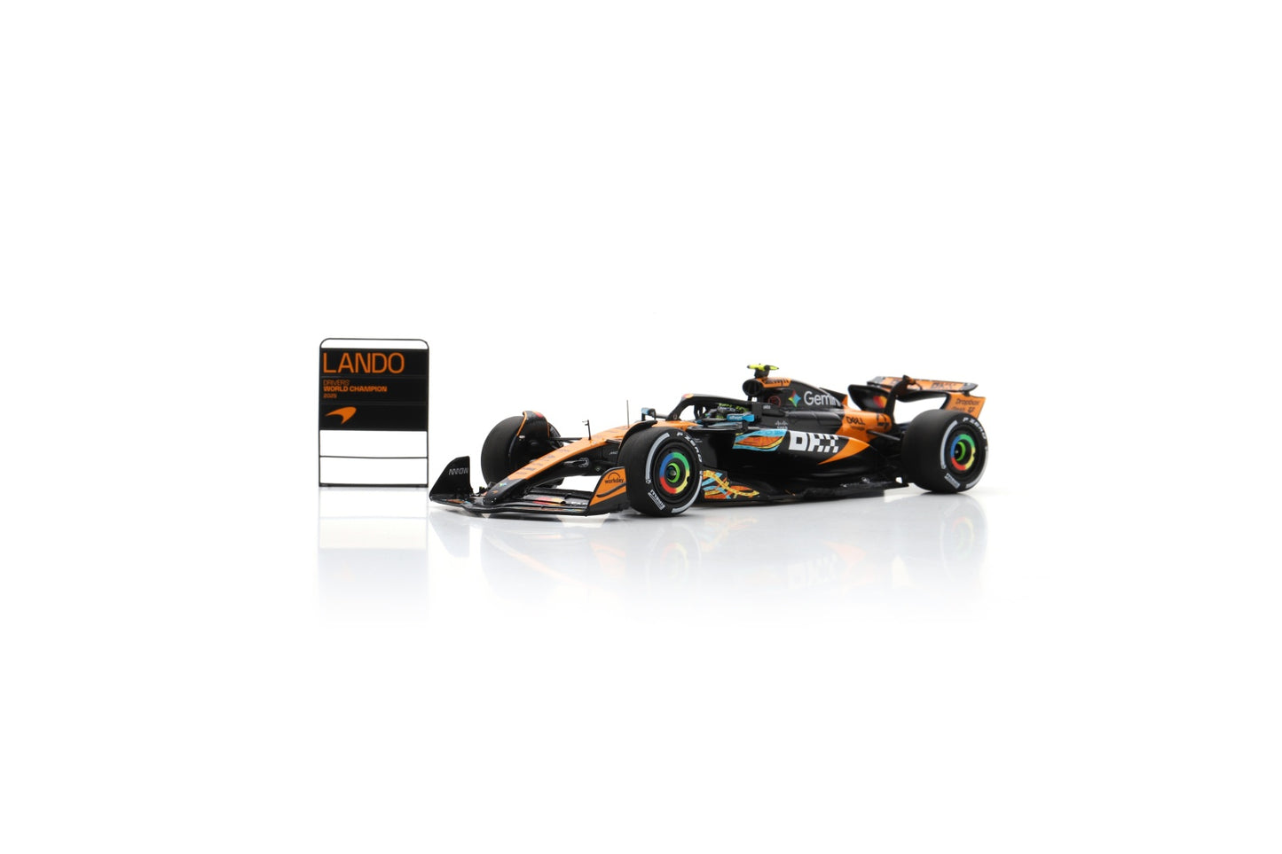 Spark S9678 1/43 McLaren MCL39 No.4 3rd Abu Dhabi GP 2025 F1 Drivers' World Champion 2025Lando Norris