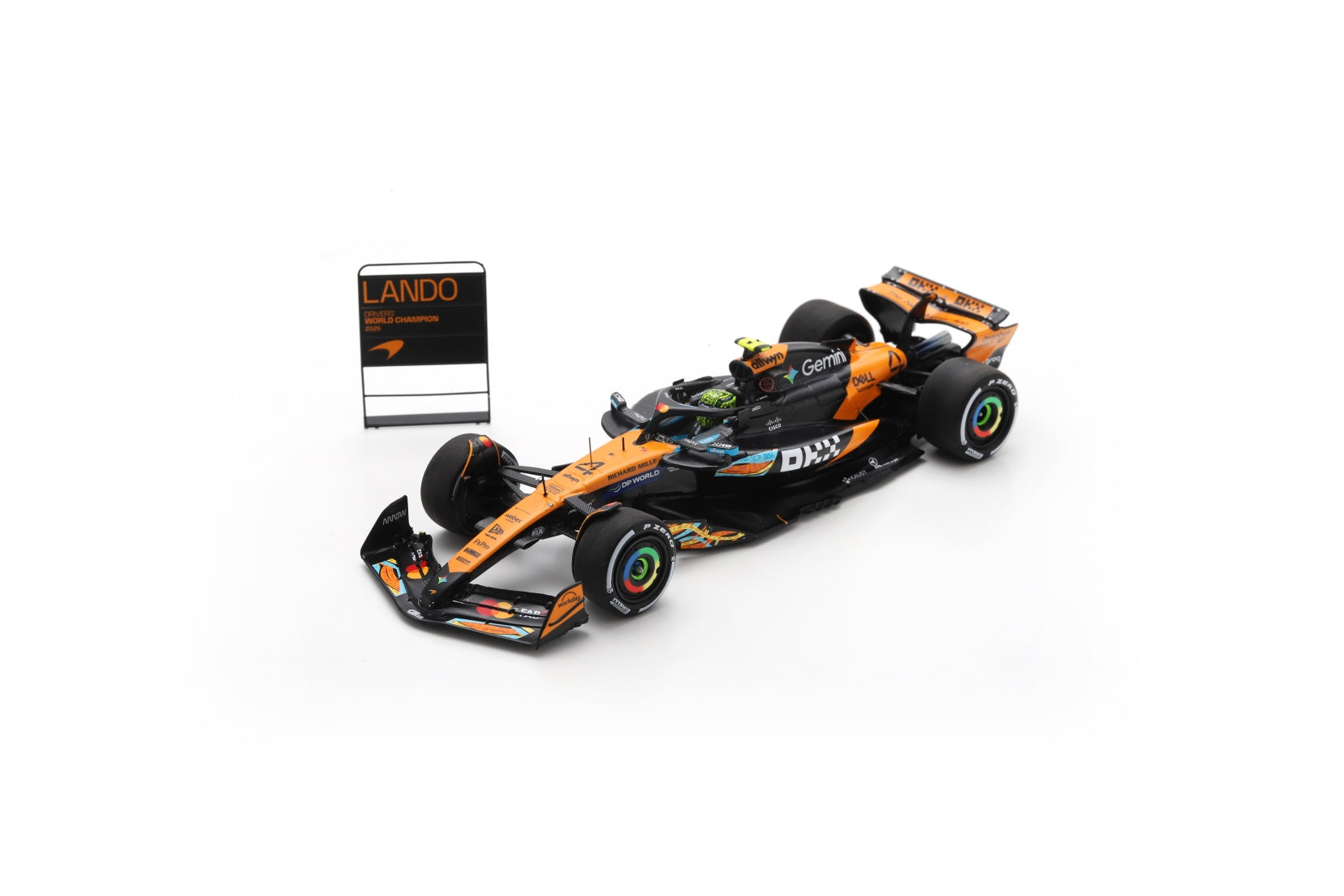 Spark S9678 1/43 McLaren MCL39 No.4 3rd Abu Dhabi GP 2025 F1