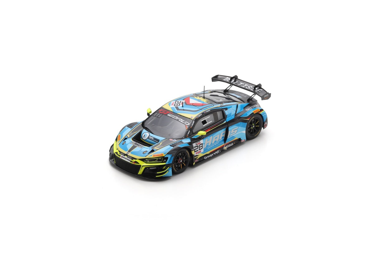 【2026年6月以降発売予定】 Spark SB862 1/43 Audi R8 LMS GT3 EVO II No.28 Haas RT 24H Spa 2025  X. Knauf - S. Balcaen - G. Servais - S. Palette