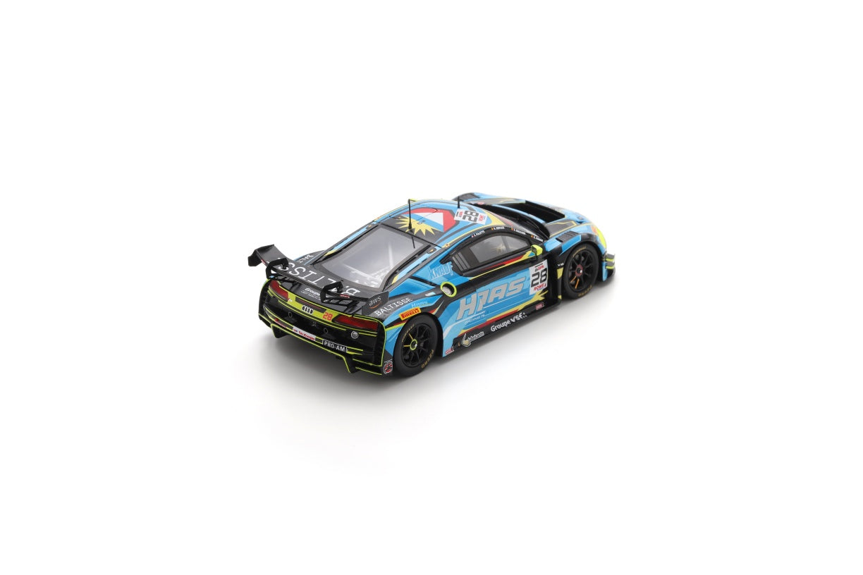 【2026年6月以降発売予定】 Spark SB862 1/43 Audi R8 LMS GT3 EVO II No.28 Haas RT 24H Spa 2025  X. Knauf - S. Balcaen - G. Servais - S. Palette