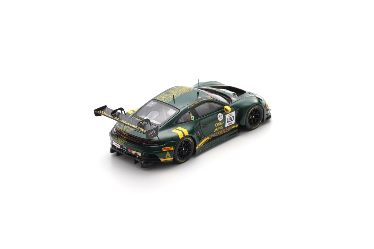 Spark SB859 1/43 Porsche 911 GT3 R (992) No.120 Wright Motorsport 24H Spa 2025  A. Adelson - T. Sargent - E. Skeer