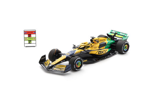 【2026年1月発売予定】 Spark 12S049 1/12 McLaren Formula 1 Team MCL38 No.81 2nd Monaco GP 2024 Oscar Piastri